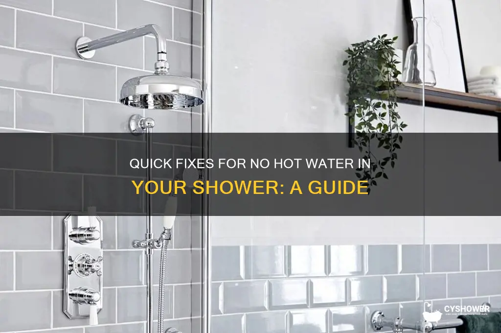 how to fix no hot water in shower