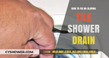 Fixing a Non-Sloping Tile Shower Drain: Step-by-Step Repair Guide