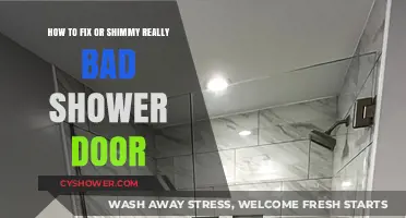 Fixing a Shimmying Shower Door: Easy DIY Repair Guide