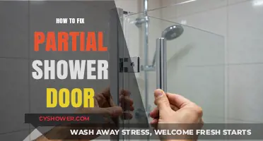 Easy DIY Guide to Repairing Your Partial Shower Door Quickly
