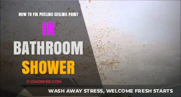 Fix Peeling Ceiling Paint in Your Bathroom Shower: A Step-by-Step Guide