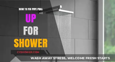 Quick Shower Repair: Fixing a Faulty Pipe Pull-Up Mechanism Easily