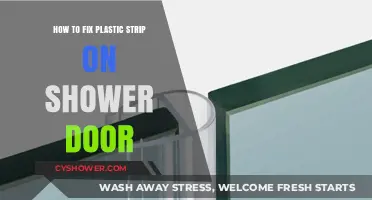 Easy DIY Guide: Repairing the Plastic Strip on Your Shower Door