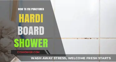 Quick Guide to Repairing Punctured Hardie Board Shower Walls