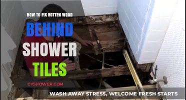 Repairing Rotten Wood Behind Shower Tiles: A Step-by-Step Guide