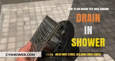 Smooth Shower Drain Repair: Fixing Rough Tile Around the Drain
