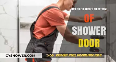 Quick Fix: Repairing Worn Rubber on Your Shower Door Bottom