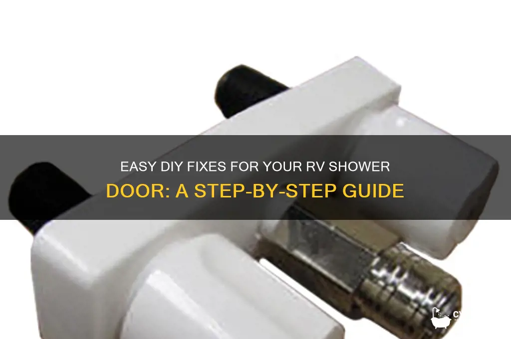 how to fix rv shower door