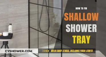 Quick Fixes for a Shallow Shower Tray: DIY Solutions