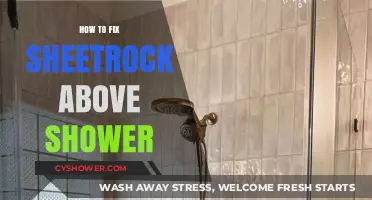 Repairing Sheetrock Above Shower: Step-by-Step Guide to Fix Water Damage