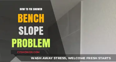 Fixing Shower Bench Slope: Easy Solutions for a Safe, Level Seat