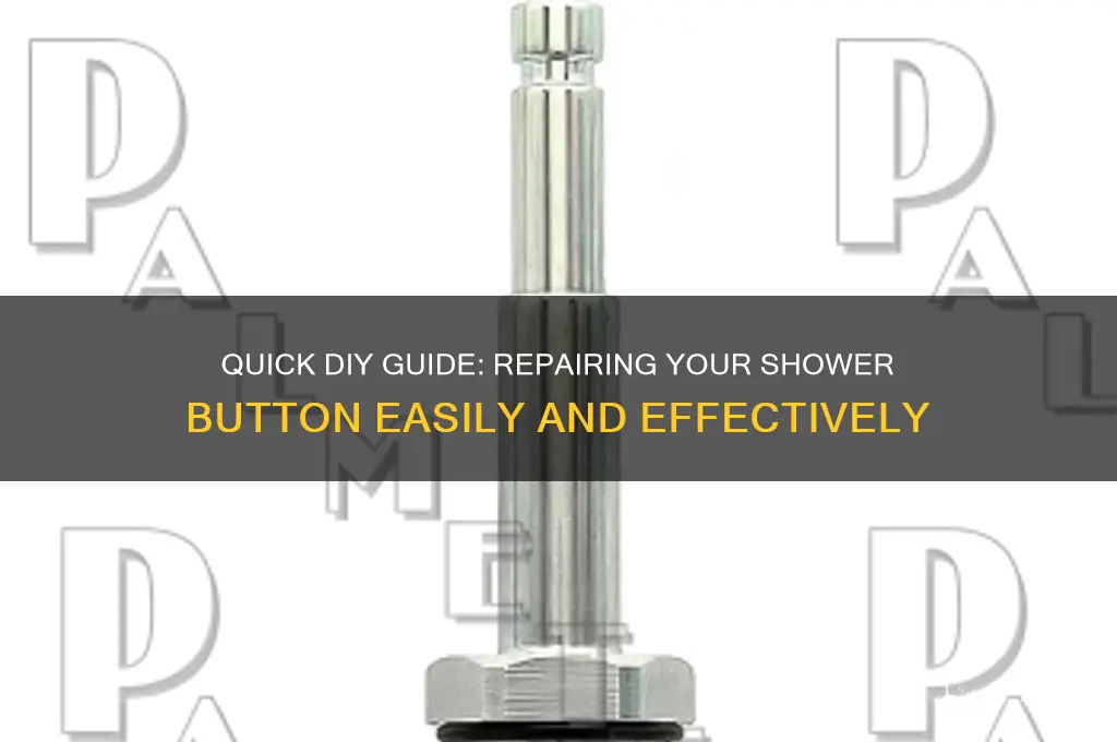 how to fix shower button