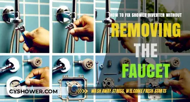 Quick Shower Diverter Fix: No Faucet Removal Required