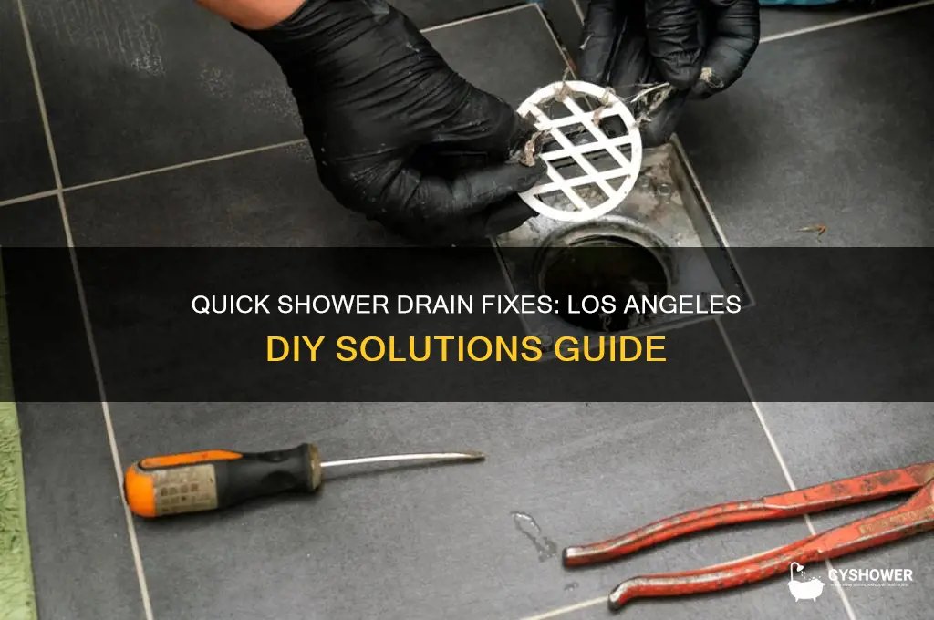 how to fix shower drain los angeles