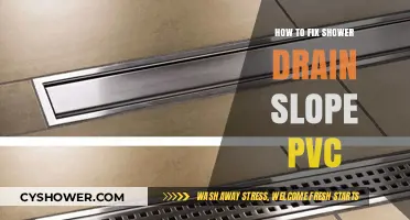 Fixing Shower Drain Slope with PVC: A Step-by-Step Guide
