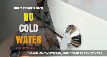 Fixing Shower Faucet Issues: Restoring Cold Water Flow Easily