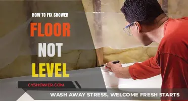 Fixing Uneven Shower Floors: A Step-by-Step Leveling Guide