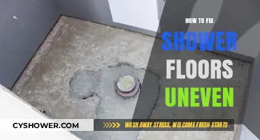 Uneven Shower Floor? Easy DIY Fixes for a Level Surface