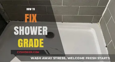 Easy DIY Shower Grade Repair: Restore Your Bathroom's Functionality Fast