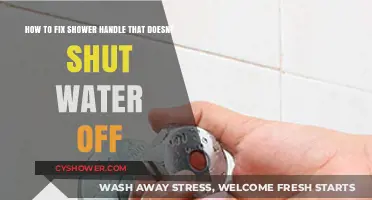 Fixing a Shower Handle: Stop the Constant Water Flow
