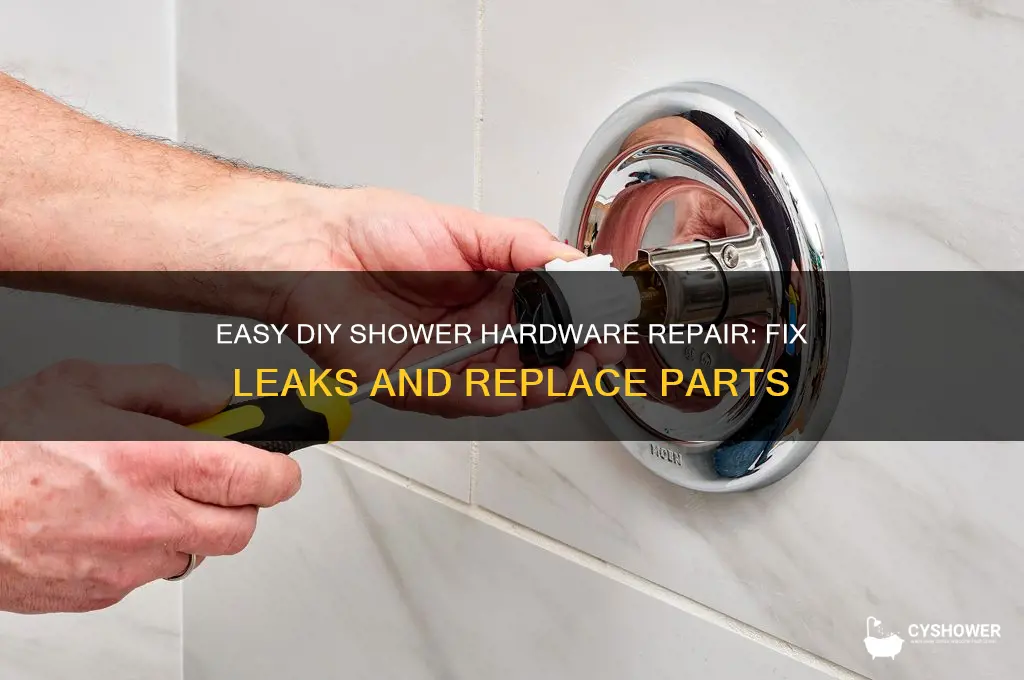 how to fix shower hardware