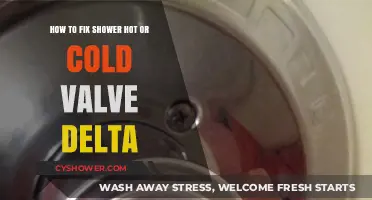 Fixing Delta Shower Valve: Hot or Cold Water Adjustment Guide
