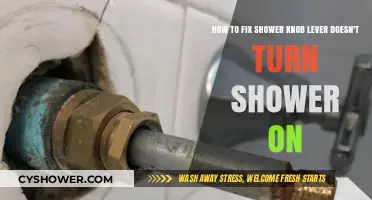 Fixing a Stuck Shower Knob Lever: Easy DIY Repair Guide