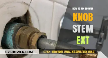 Easy DIY Guide to Repairing Your Shower Knob Stem Extender