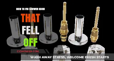 Quick Fix: Reattaching a Shower Knob That Fell Off Easily