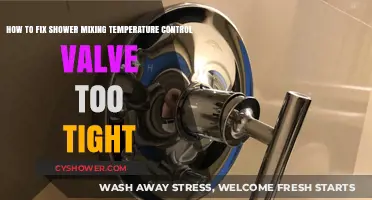 Fixing a Stiff Shower Mixing Valve: Easy DIY Temperature Control Adjustment