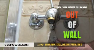 Quick Fix for Shower Pipe Protruding from Wall: DIY Guide