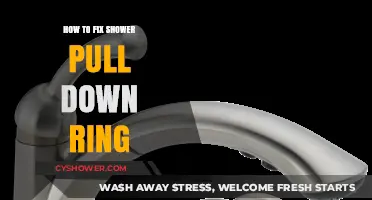 Easy DIY Guide to Repairing Your Shower Pull Down Ring