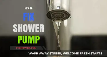 Quick Shower Pump Repair Guide: Troubleshooting and Fixing Common Issues