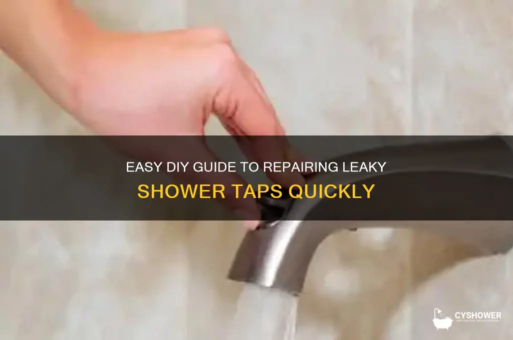 how to fix shower taps