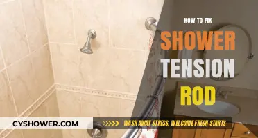 Easy DIY Fixes for a Sagging or Slipping Shower Tension Rod