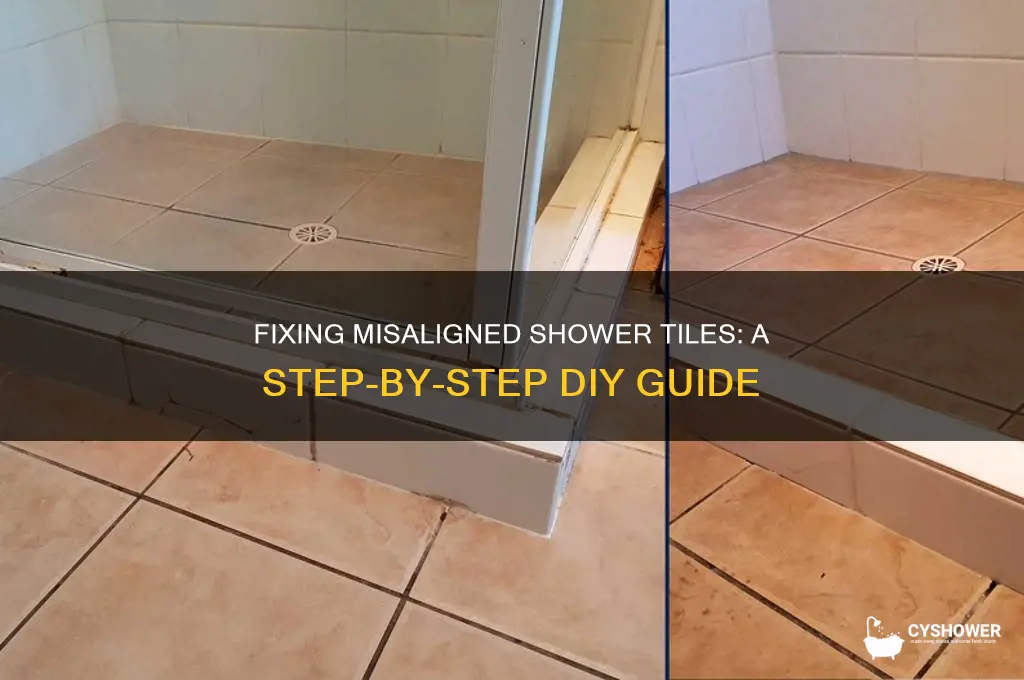 how to fix shower tile that doesn