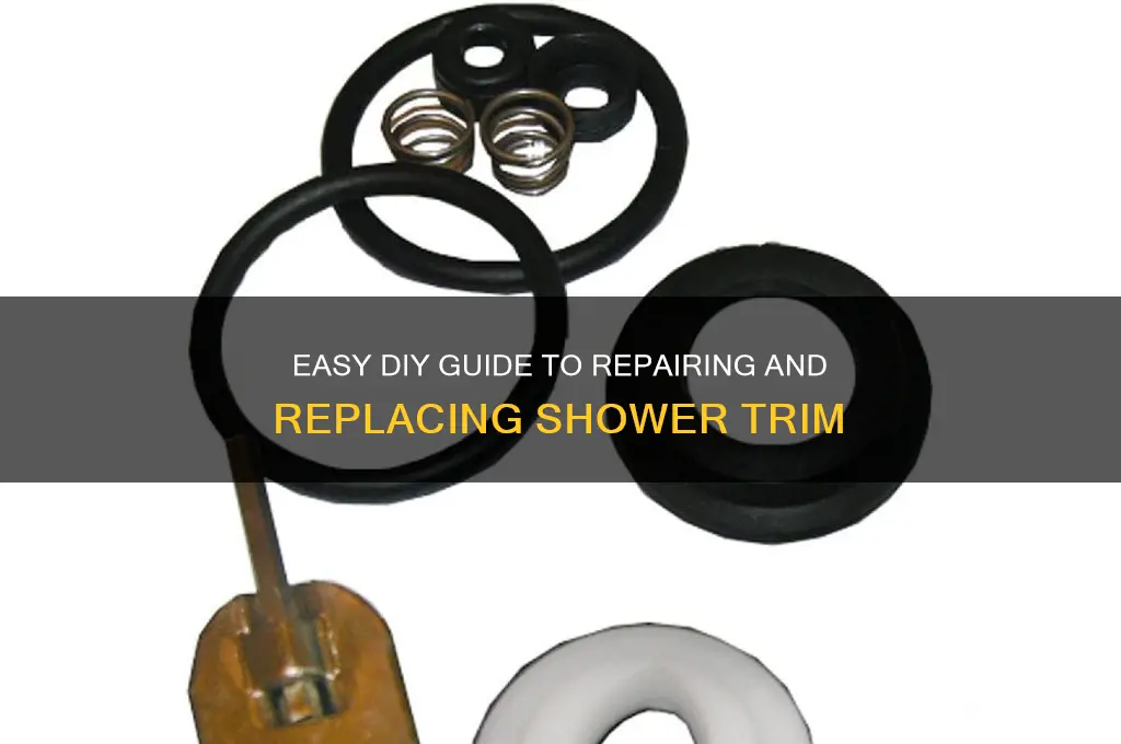 how to fix shower trim