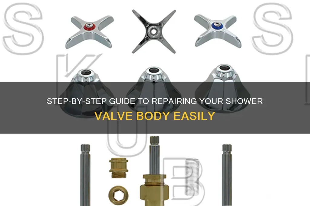how to fix shower valve body