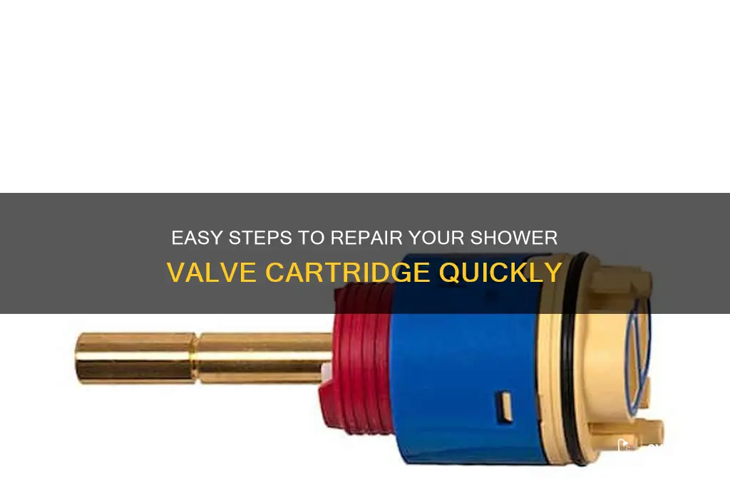how to fix shower valve cartridge