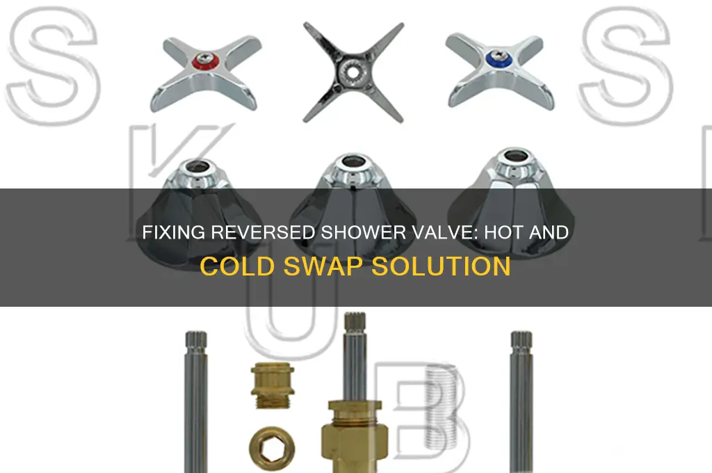 how to fix shower valve hot and cold reversed