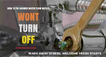 Quick Fix: Shower Nozzle Won't Turn Off – Step-by-Step Guide