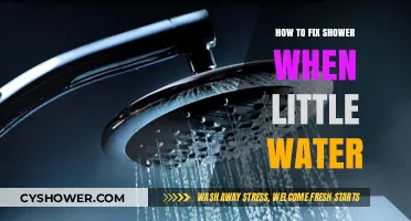 Troubleshooting Low Water Flow: Quick Fixes for Your Shower