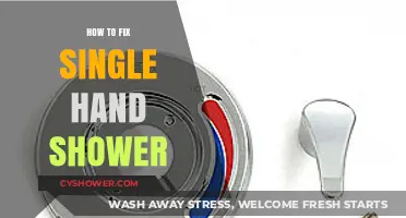 Quick DIY Guide to Repairing Your Single-Hand Shower Easily
