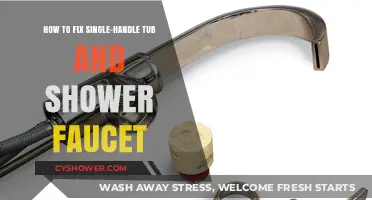 Easy DIY Guide to Repairing Your Single-Handle Tub and Shower Faucet