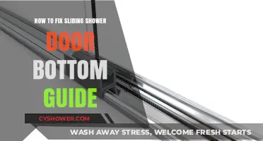 Quick Fix for Sliding Shower Door Bottom Guide Issues