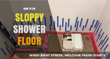 Fixing a Sloppy Shower Floor: Easy DIY Repair Guide