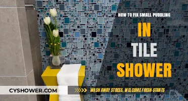 Quick Fixes for Small Puddling in Your Tile Shower