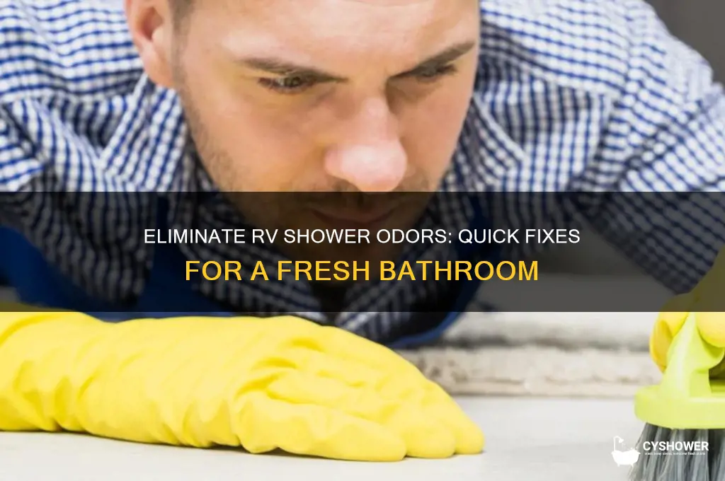 how to fix smelly shower in rv