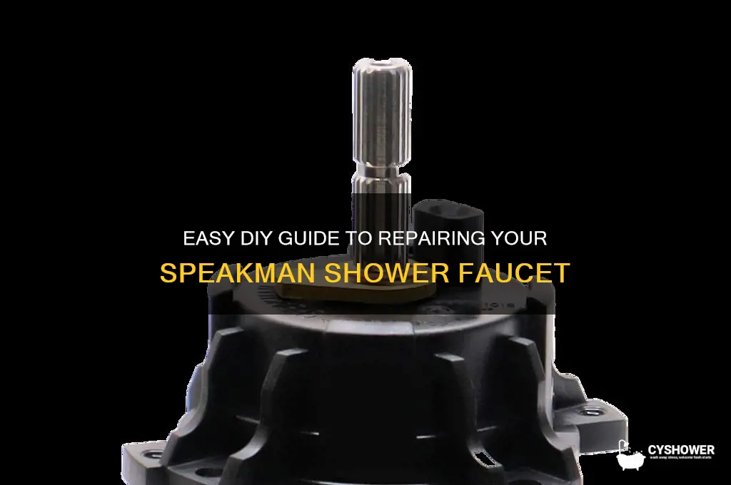 how to fix speakman shower faucet