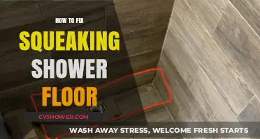 Stop the Squeak: Easy Fixes for a Noisy Shower Floor